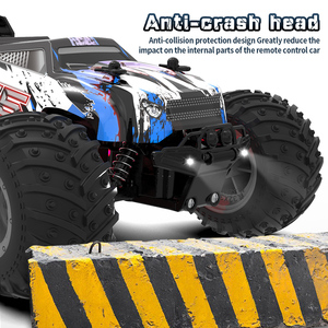 High Speed Remote Control Racing Car with Lights 1 18 Scale Big Wheel 2.4GHz Remote Control <strong>Monster</strong> Electric off Road Vehicles - Product Image 4