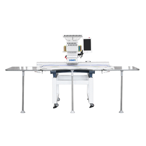 Máquina de bordar-Aros tubulares Máquina de bordar de costura por computadora para bolsas de maquillaje y sombreros Sari Blowses Ropa Piso de coche - Product Image 1