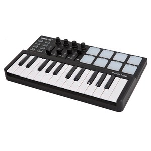 Worlde Panda-teclado USB de 25 teclas y almohadilla de tambor, controlador MIDI