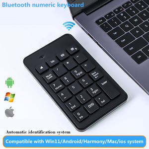 Inalámbrico profesional para Bluetooth Teclado numérico de 23 teclas Contabilidad Oficina Cálculo Teclado de área digital - Product Image 2