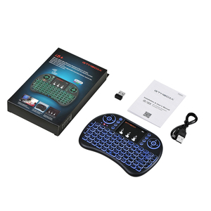 GTMEDIA I8 + español recargable 2,4G Mini teclado inalámbrico con RGB retroiluminado - Product Image 5