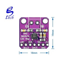 MAX98357 I2S 3W Class D Verstärker Breakout-Schnitts telle DAC-Decoder modul Filter lose <span class=keywords><strong>Audio</strong></span> verstärker modul platine MAX98357 - Product Image 4