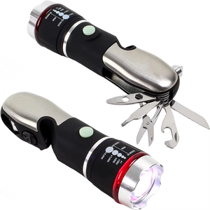 Strumento multifunzione torcia Flash di emergenza lampada di sicurezza martello fuga di salvataggio torcia elettrica per l'escursionismo - Product Image 1