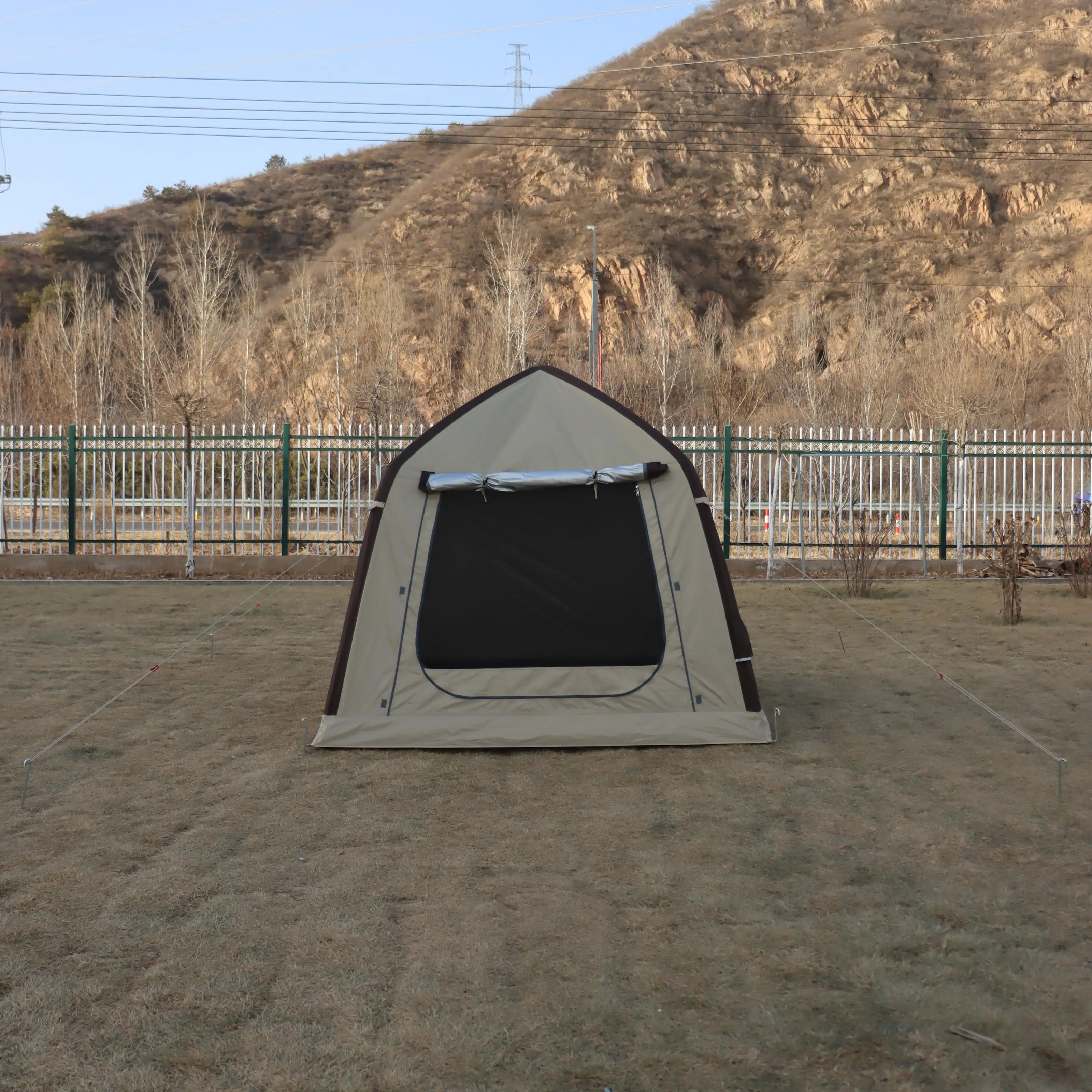 초경량 나일론 방수 1 인용 텐트 작은 캠핑 텐트