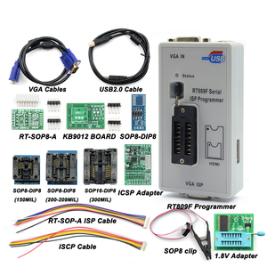 Rogrammer-herramienta de programación universal, programador original con 16 adaptadores + adaptador de 1,8 V + clip de prueba + cable + 16 adaptadores BIOS - Product Image 3