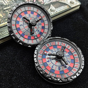 New con trỏ rồng đôi xoay <span class=keywords><strong>spinner</strong></span> thời trang Sơn Hội Đồng Quản Trị trò chơi phụ kiện kim loại Roulette với hộp quà tặng - Product Image 3