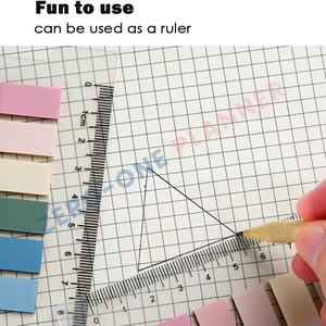 Custom Page Markers Sticky <strong>Index</strong> Tabs Sticker Post <strong>Note</strong> Flags Writable Flag <strong>Note</strong> Tabs Self Adhesive Bookmark Ruler for <strong>Notebook</strong> - Product Image 6