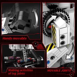 Programmazione telecomando walking AI robot building blocks per bambini per costruire giocattoli educativi set di blocchi di costruzione