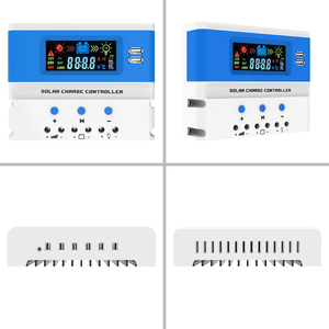 SUYEEGO Factory New Automatic Solar Charge <strong>Controller</strong> <strong>PWM</strong> 10A-60A Charger Regulator 12V 24V with LCD Colorful Display Dual <strong>Usb</strong> - Product Image 4