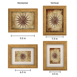<strong>8</strong> <strong>X</strong> 10 Tabletop or Wall Display Real Glass Front Bronzed Gold Ornate Classic Picture <strong>Frames</strong> - Product Image 6