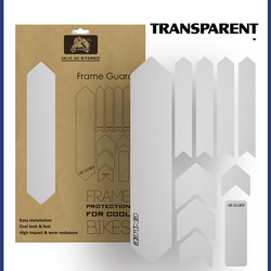 Modelo de montura transparente - Plata + Negro