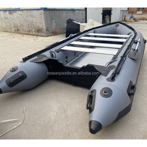 Zodiaco stile materiale PVC di alta qualità 7 persone gonfiabile barca di salvataggio con aria pavimento/pavimento in alluminio - Product Image 3
