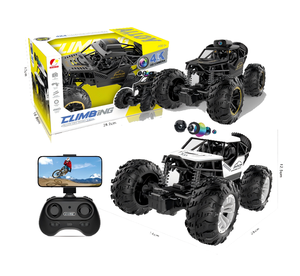高速4WDミニRCカーワイヤレスカメラ付きWIFIおよび合金APP制御ハンドアセンブリ & 充電機能おもちゃ - Product Image 1