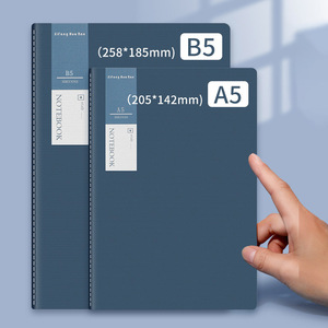 Barato a granel logotipo personalizado escuela gobernado libro de ejercicios cubierta de papel de color cuaderno de rayas A5 B5 cuadernos horizontales para estudiantes - Product Image 6