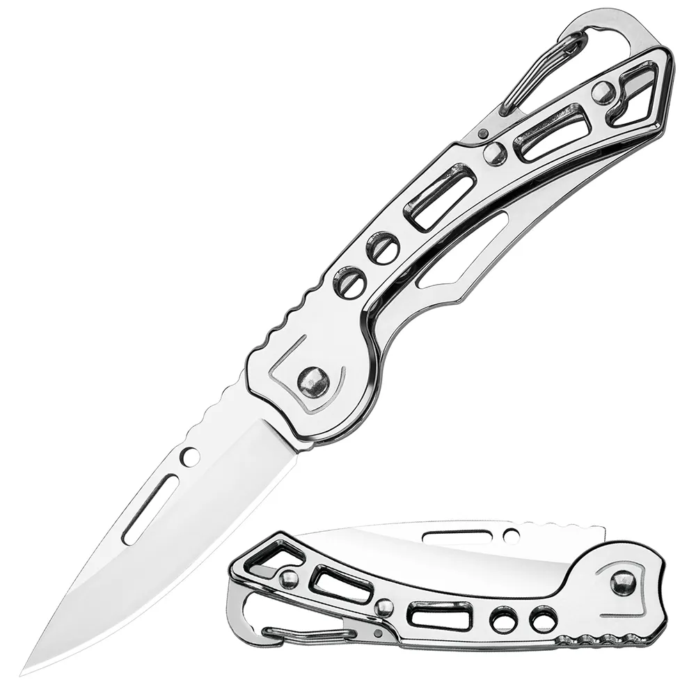 Promocional Folding Knife Multitool Outdoor Camping Survival Knife pequeno canivete com clipe