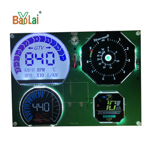 Display LCD monocromatico personalizzato con display a 7 segmenti personalizzato display a 8 cifre monocromatico display LCD