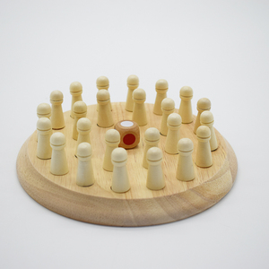 益智玩具儿童火柴棒棋盘游戏儿童颜色排序逻辑思维训练木制记忆象棋游戏免费标志 - Product Image 4
