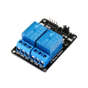 2チャネルリレーモジュール5V 2ウェイリレー拡張ボード付きオプトカプラ絶縁保護MCU IC向け開発 - Product Image 1