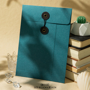 Custom <strong>Envelope</strong> With <strong>Button</strong> logo Packing Document Thank You Gift Cards Kraft Paper <strong>Envelope</strong> With <strong>String</strong> - Product Image 6
