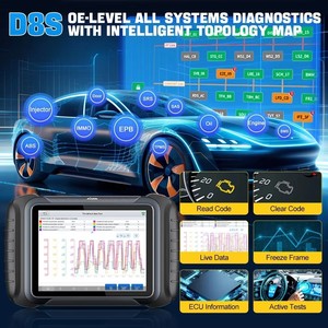 D8S aggiornato della D-8 programmazione della chiave di codifica ECU Scanner OBD2 38 servizi Aggiornamento gratuito di 3 anni strumento di diagnostica del sistema completo