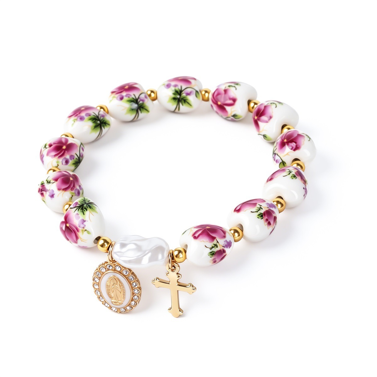 L2215-purple ceramic bracelet