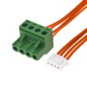 5.08mm Passo 3 Pin WJ2EDGK-5.08-3P Pluggable PCB Terminal Block WJ2EDGK 5.08 Ângulo Direito Painel Mount Board Terminais
