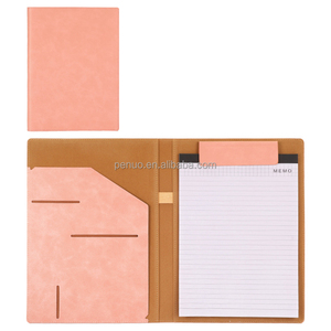 Multifunctional <strong>A4</strong> Leather Document File <strong>Folder</strong> Business Information Signing Talk Single Cortex Meeting Pad Board - Product Image 1