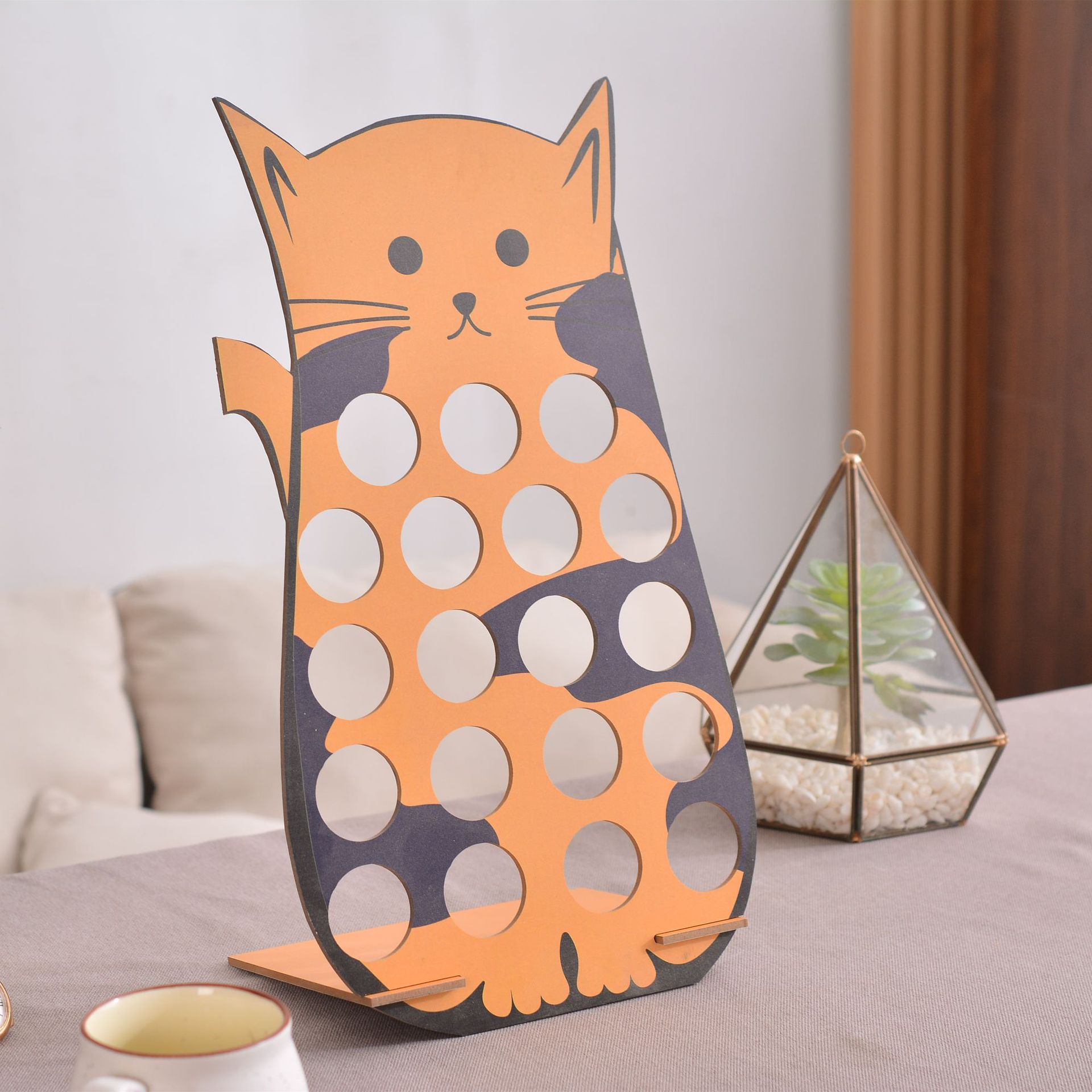 Porte capsules de café sur le thème du chat 18x30cm