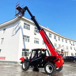 Doppio carrello elevatore telescopico caricatore per contenitore fascio di pietra lastre di vetro carico e scarico handler da 14m di sollevamento - Product Image 6