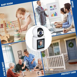 New Smart WIFI Camera with 2.4 Inch IPS Screen FHD 1080P Two-way Talk Wireless PTZ Video Calling for Indoor <strong>Use</strong> CMOS <strong>Sensor</strong> - Product Image 5
