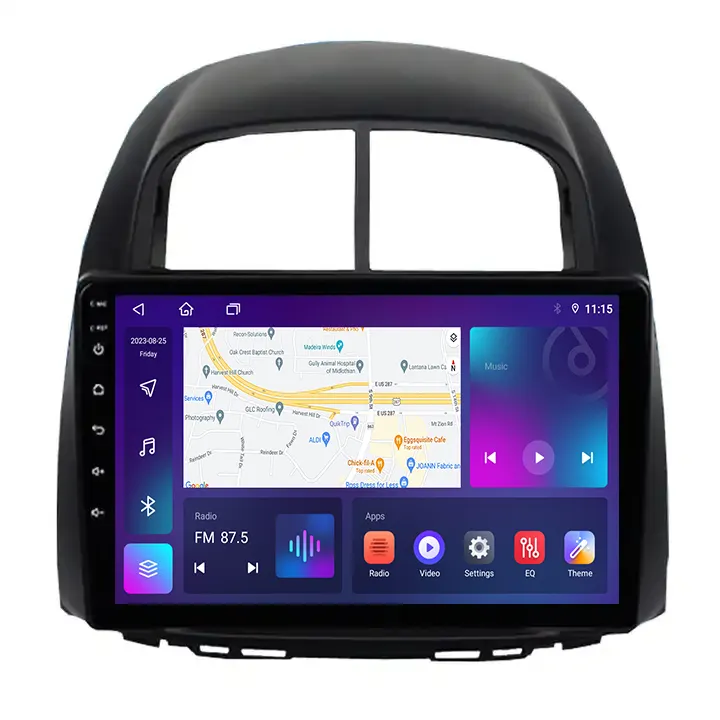 Toyota Passo Daihatsu Boon Sirion Subaru Justy Perodua Myvi Android 13 için Android araba radyo Stereo GPS navigasyon kafa ünitesi