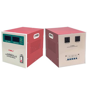 Fwkj תצוגה דיגיטלית 5000w מתח ווסת מתח 220V שלב יחיד עבור מכשירי חשמל ביתיים