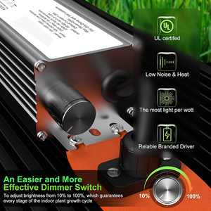 Far linlinkable 1000W kısılabilir LED büyümek ışık Samsung LM281B ile uzak kırmızı 660nm kurulu 100 Watt büyümek için ışık büyümek çadır - Product Image 6