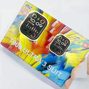 <span class=keywords><strong>2025</strong></span> yeni 9 in 1 takım Amoled akıllı saat T900 Utra 3 Relojes 2.3 inç Android Reloj inteligente akıllı saat es kadınlar için erkekler - Product Image 1