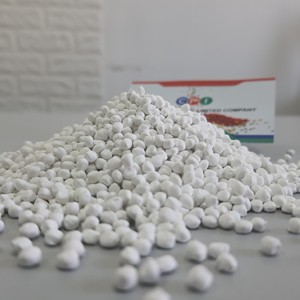 Customized CaCO3 Calcium Carbonate Color <strong>Masterbatch</strong> White <strong>Masterbatch</strong> with 30 - 70% TiO2