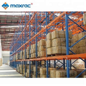 Sistema de estantería de paletas de acero de varios niveles con protección contra la corrosión para estantes y estantes apilables de almacenamiento de almacén - Product Image 6