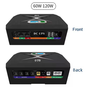 Salida de respaldo de batería portátil en línea USB 5V DC 9V 12V 24V Banco de energía Mini UPS para WiFi Router CCTV Cámara Teléfono móvil - Product Image 2