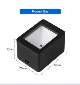 2D Embedded Desktop Scanner USB RS232-Schnittstelle Selbst erkennender Zahlungs-Barcode-Scanner - Product Image 5
