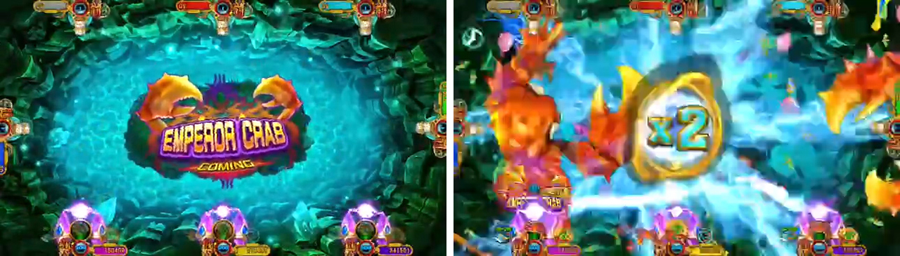 Tabella stabile Arcade Game Software Multiplayer del pesce di Multiscene 3