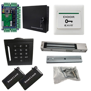 Sistema di pannelli di controllo accessi a quattro porte di rete TCP/IP tramite controllo PC con scheda RFID e blocco elettromagnetico
