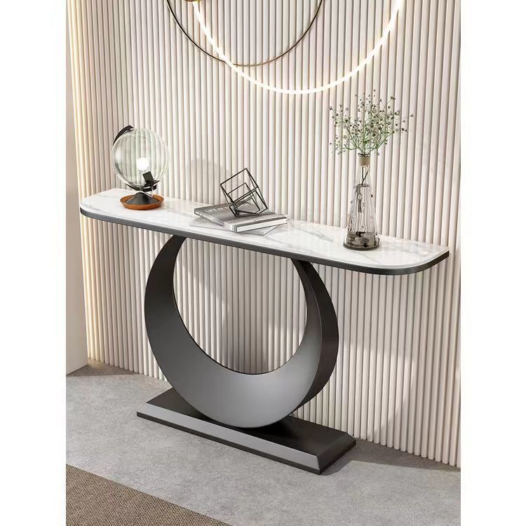 Plaque de roche blanche montagne de neige-noir-120*30*80cm