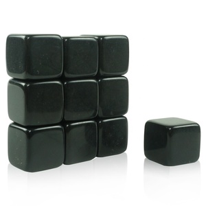 Hot Bán 16Mm D6 Đen Obsidian Acrylic Xúc Xắc Xúc Xắc Blankd Khối Vuông Góc Cho Trò Chơi Lớp Học Ban Trò Chơi Toán Học Đếm Giảng Dạy - Product Image 4