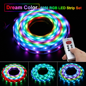 СВЕТОДИОДНАЯ Гирлянда для лошадей 1903 RGB, меняющаяся Светодиодная лента для бега, 5 м, 10 м, радиочастотный контроллер 133, праздничное украшение, сказочное освещение - Product Image 2