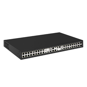 48 Port PoE Ethernet Switch With <strong>2</strong> COMBO Fast Ethernet VLAN <strong>Network</strong> Switch for IP Camera and Wireless AP - Product Image 2