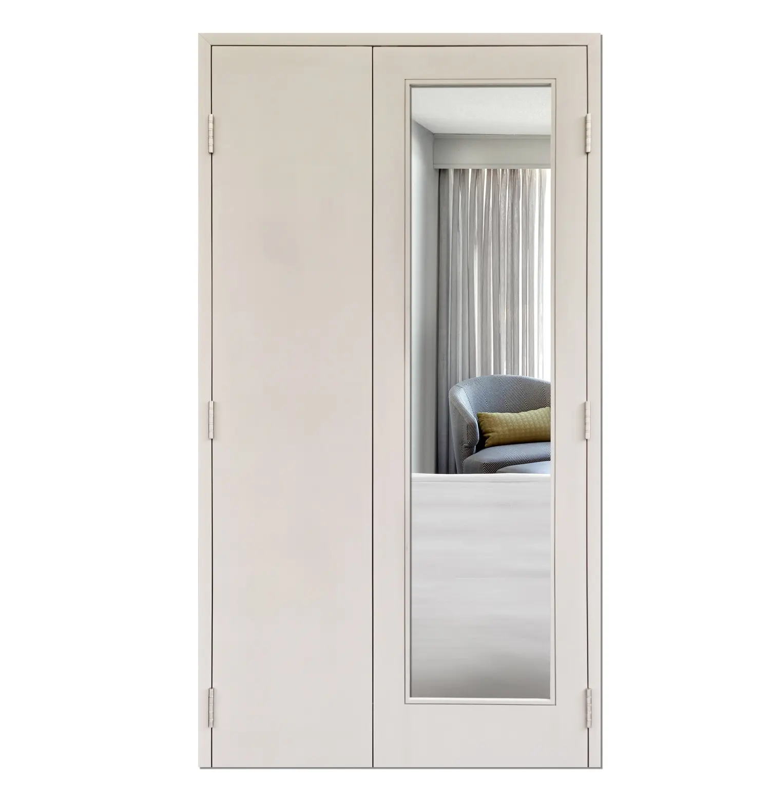 Nueva llegada varios tipos de puertas de armario aceptar personalizar puertas de espejo para Hotel/residencia proyecto