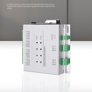 4チャンネルフォースセンサーアンプ機器出力0〜20mA 0〜10VエンジニアリングPLC制御送信機4入力4出力 - Product Image 4