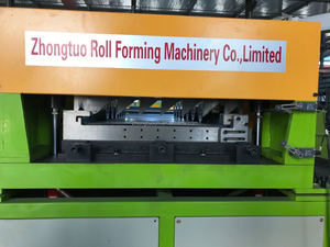 Automatische Flexibele Gekleurde Stalen Tegel Maken Draagbare Staande Naad Metalen Dakmachine Motor Motor Tandwiel Plc Controle Hydraulische - Product Image 5