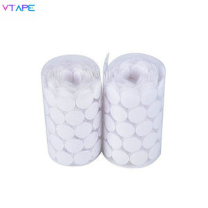 Círculos adhesivos multifuncionales de puntos de gancho y bucle autoadhesivos blancos de alta resistencia de 20mm con cierre de gancho y bucle - Product Image 3