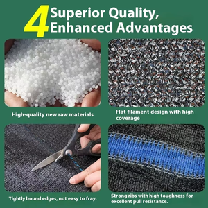 Diskon besar-besaran <span class=keywords><strong>2025</strong></span> jaring naungan tahan UV tenun persegi panjang HDPE untuk rumah kaca dan perlindungan tanaman luar ruangan - Product Image 5