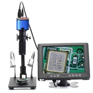 Endüstriyel dijital 24MP 1080P HD mikroskop kamera 150X ayarlanabilir Zoom c-mount Lens <span class=keywords><strong>PCB</strong></span> tamir lehimleme